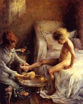 諾伯特 貢紐特 Reine Goeneutte Washing the Young Jean Guerard